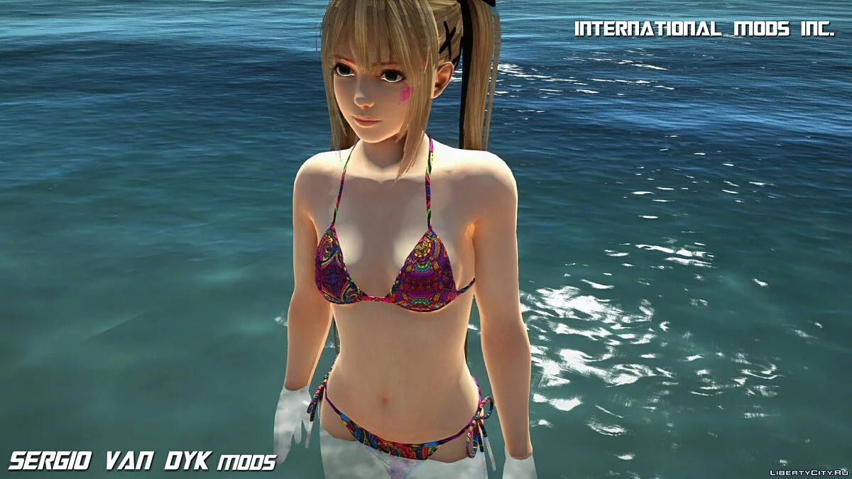 Мэри Роуз в бикини Pack из Dead or Alive Xtreme Venus Vacation / GTA San Andreas