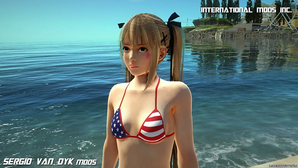 Мэри Роуз в бикини Pack из Dead or Alive Xtreme Venus Vacation / GTA San Andreas