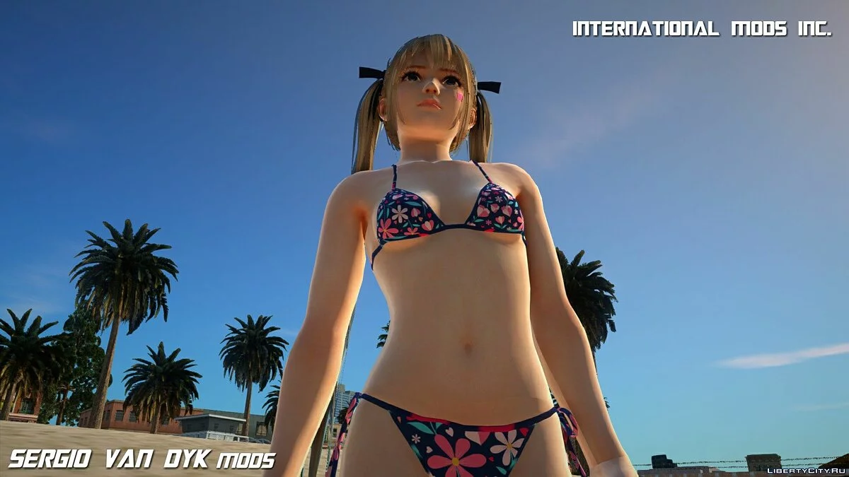 Мэри Роуз в бикини Pack из Dead or Alive Xtreme Venus Vacation / GTA San Andreas