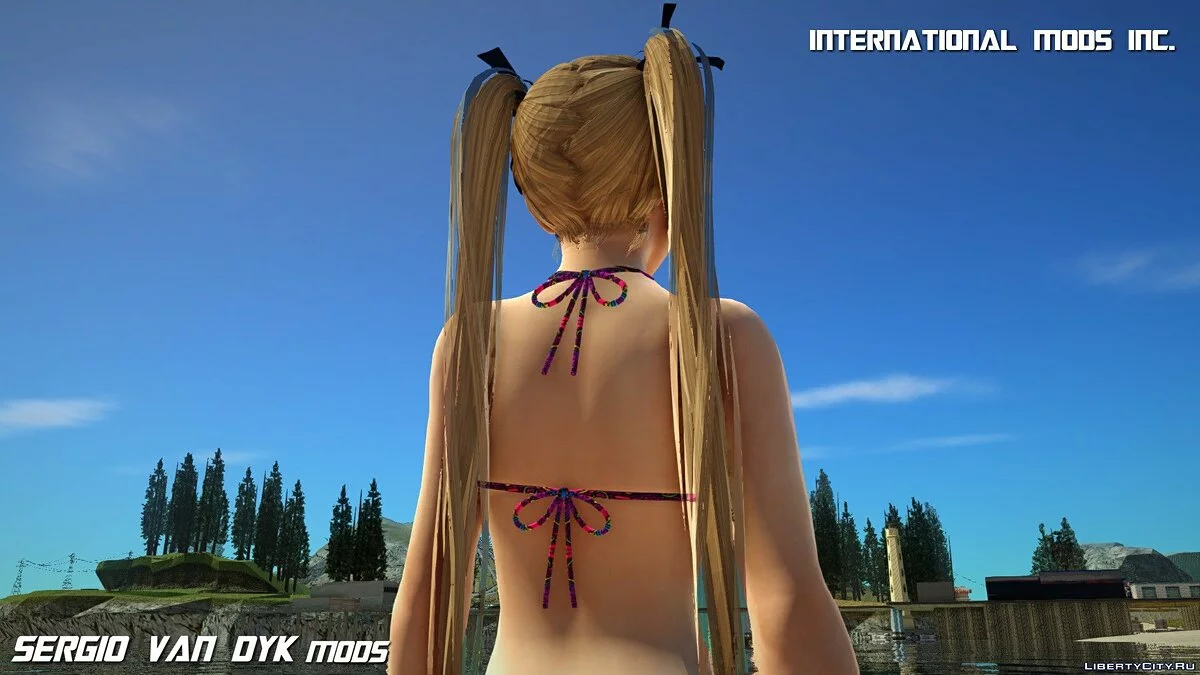 Мэри Роуз в бикини Pack из Dead or Alive Xtreme Venus Vacation / GTA San Andreas
