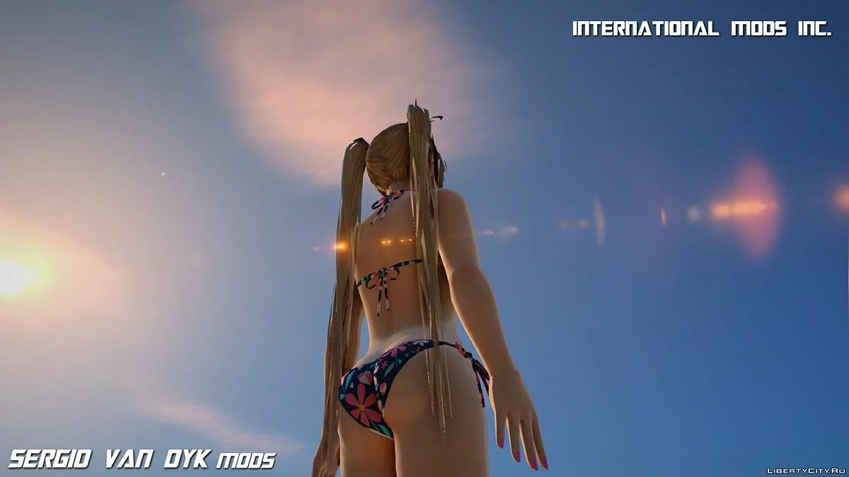 Мэри Роуз в бикини Pack из Dead or Alive Xtreme Venus Vacation / GTA San Andreas