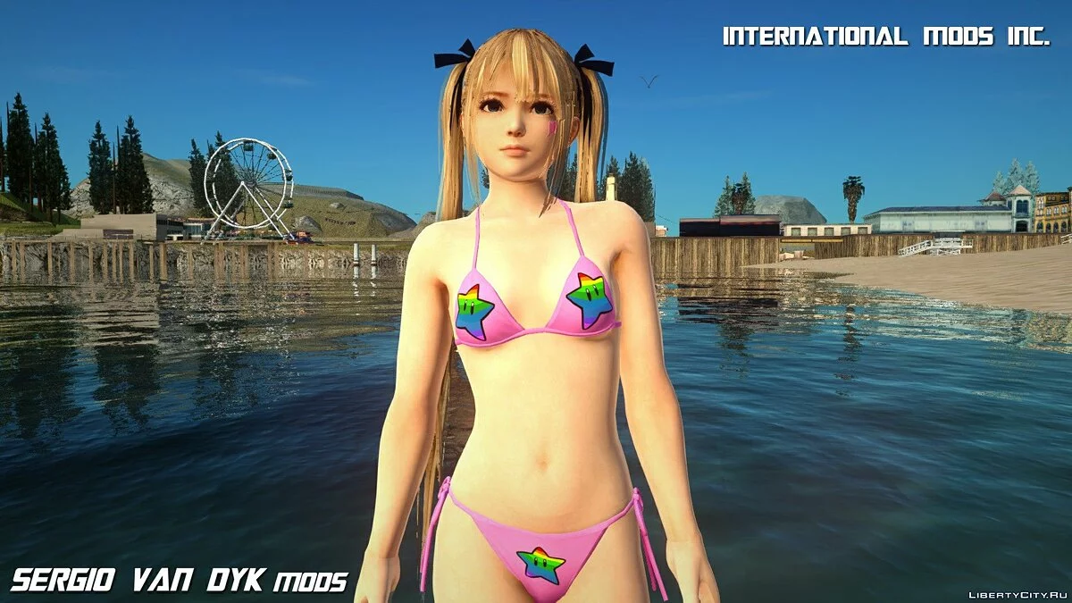 Мэри Роуз в бикини Pack из Dead or Alive Xtreme Venus Vacation / GTA San Andreas