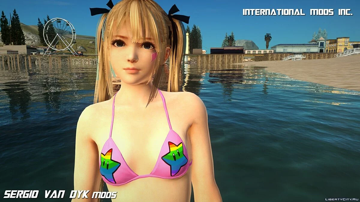 Мэри Роуз в бикини Pack из Dead or Alive Xtreme Venus Vacation / GTA San Andreas