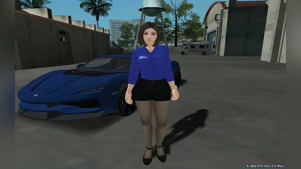 Саманта Самсунг виртуальный ассистент - сборник скинов + новые смартфоны / GTA San Andreas