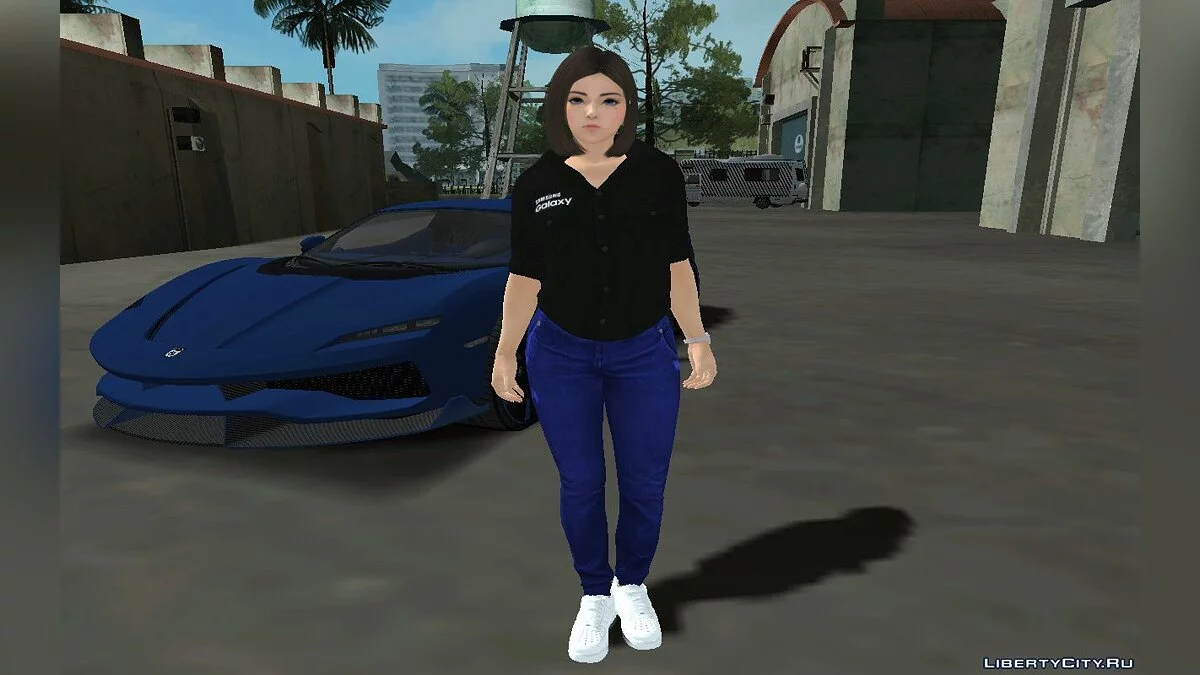 Саманта Самсунг виртуальный ассистент - сборник скинов + новые смартфоны / GTA San Andreas