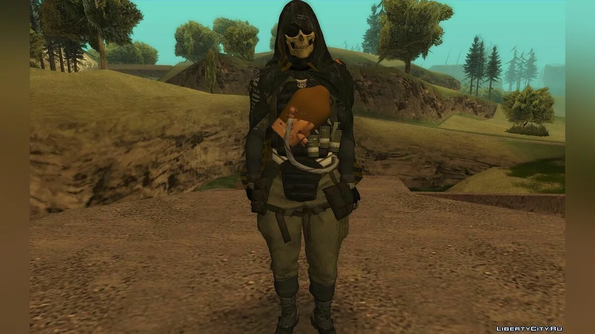 Сборник скинов из Death Stranding / GTA San Andreas