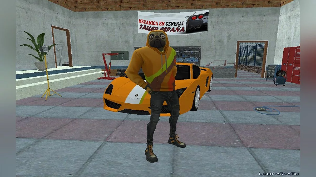 Собакен из Fortnite / GTA San Andreas