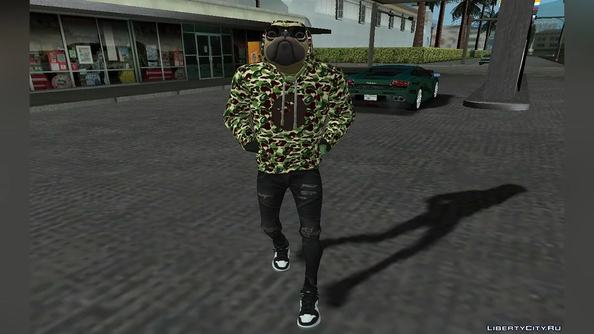 Собакен из Fortnite / GTA San Andreas