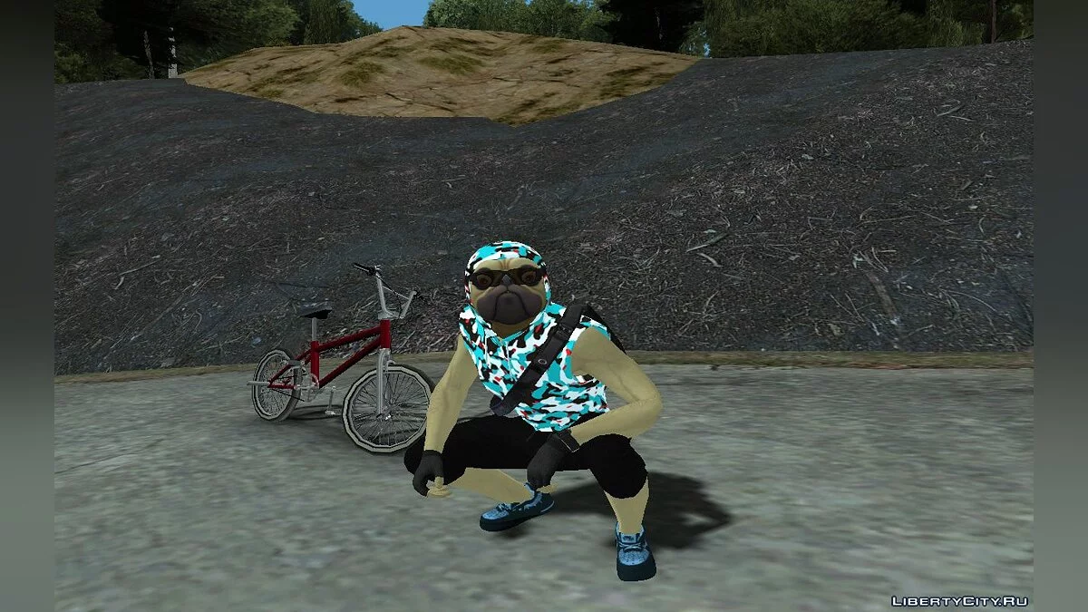 Собакен из Fortnite / GTA San Andreas
