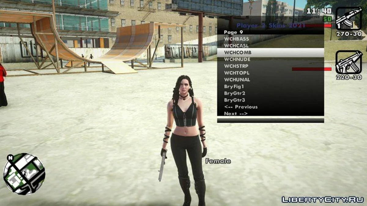 Йеннифэр Pack из The Witcher 3 / GTA San Andreas