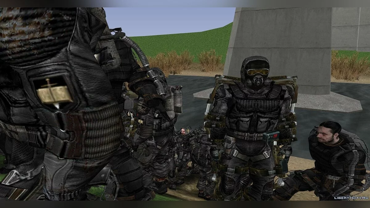 Группировка "Адская инквизиция" из S.T.A.L.K.E.R / GTA San Andreas