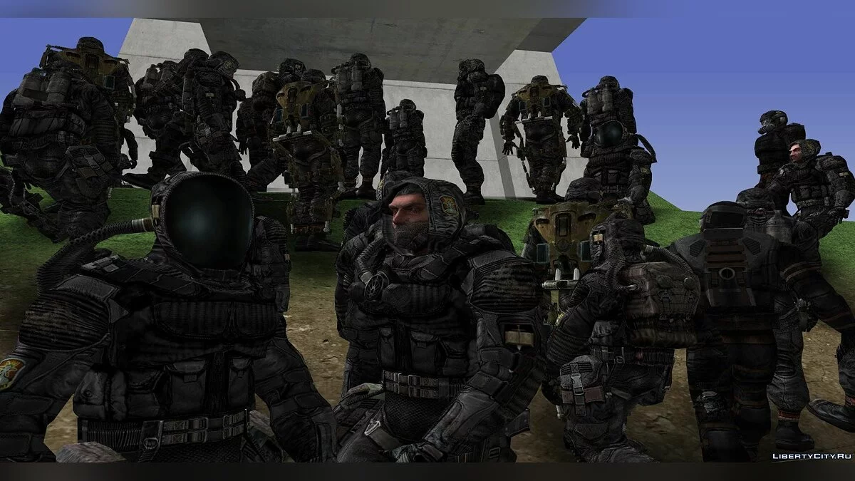 Группировка "Адская инквизиция" из S.T.A.L.K.E.R / GTA San Andreas