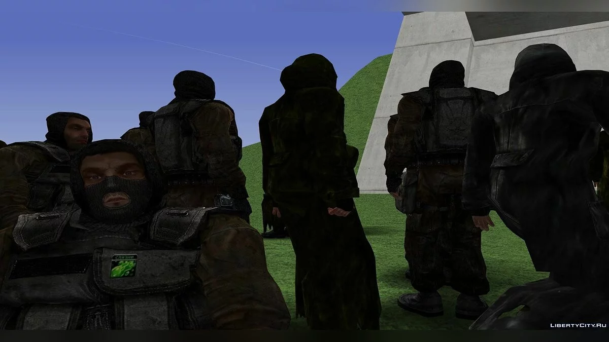 Группировка "Чёрные слизни" из S.T.A.L.K.E.R / GTA San Andreas