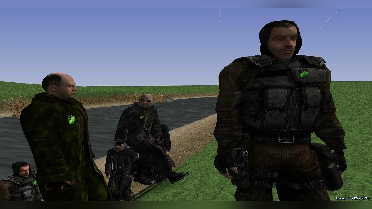 Группировка "Чёрные слизни" из S.T.A.L.K.E.R / GTA San Andreas