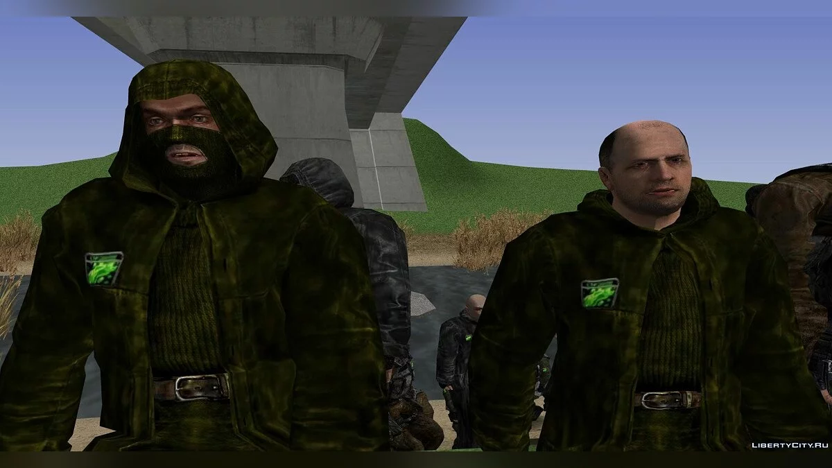 Группировка "Чёрные слизни" из S.T.A.L.K.E.R / GTA San Andreas