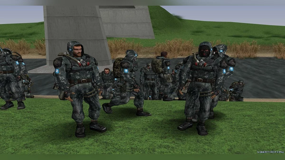 Группировка "Единство" из S.T.A.L.K.E.R / GTA San Andreas
