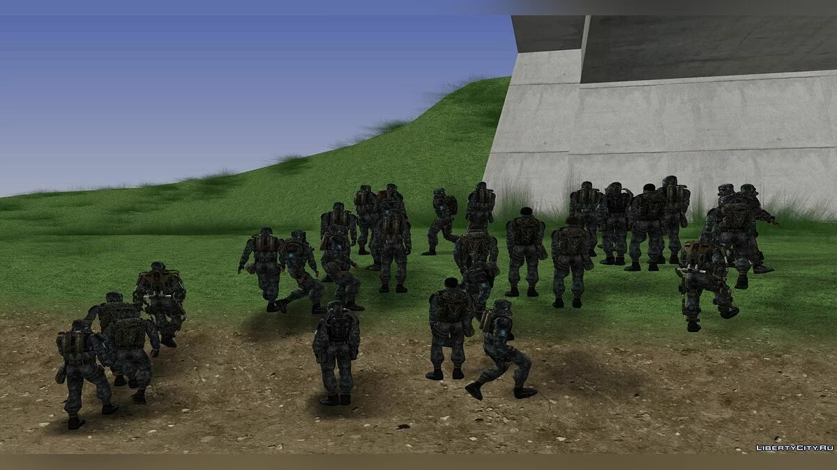 Группировка "Единство" из S.T.A.L.K.E.R / GTA San Andreas