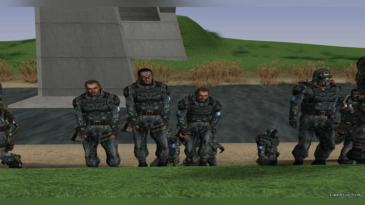 Группировка "Единство" из S.T.A.L.K.E.R / GTA San Andreas