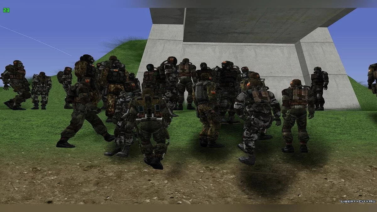 Группировка "Феникс" из S.T.A.L.K.E.R / GTA San Andreas