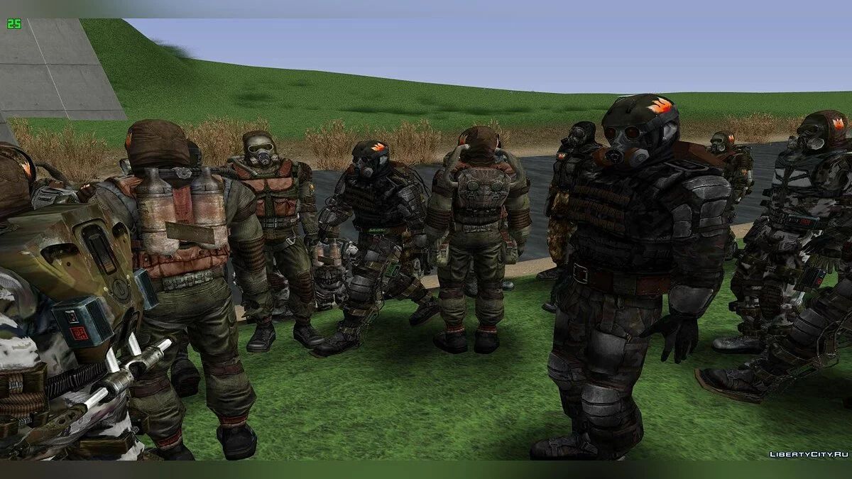Группировка "Феникс" из S.T.A.L.K.E.R / GTA San Andreas