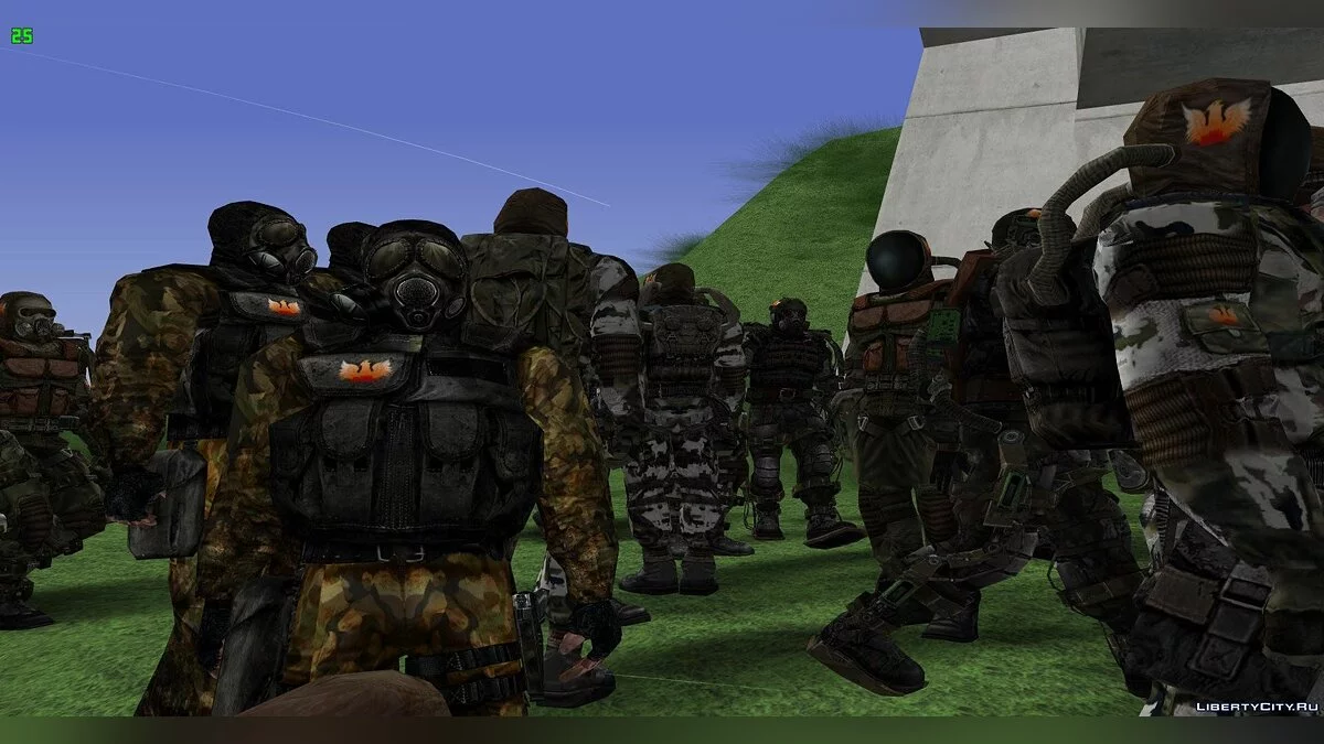 Группировка "Феникс" из S.T.A.L.K.E.R / GTA San Andreas