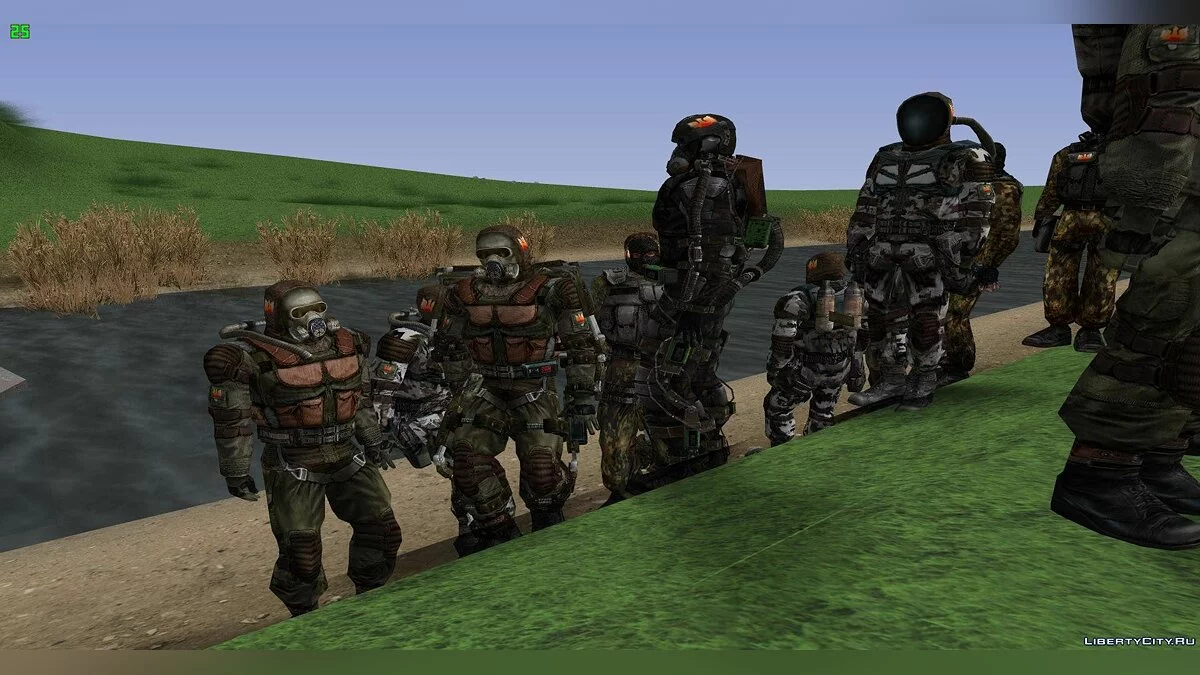 Группировка "Феникс" из S.T.A.L.K.E.R / GTA San Andreas