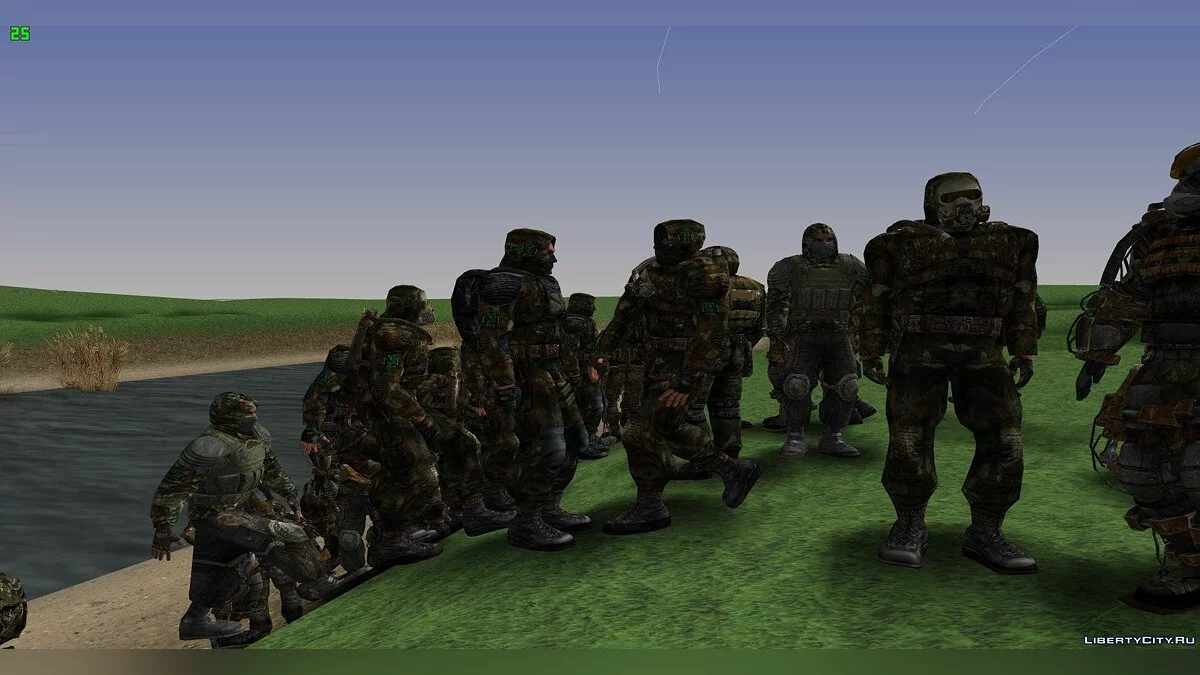 Группировка "Эскадрон Смерти" из S.T.A.L.K.E.R / GTA San Andreas