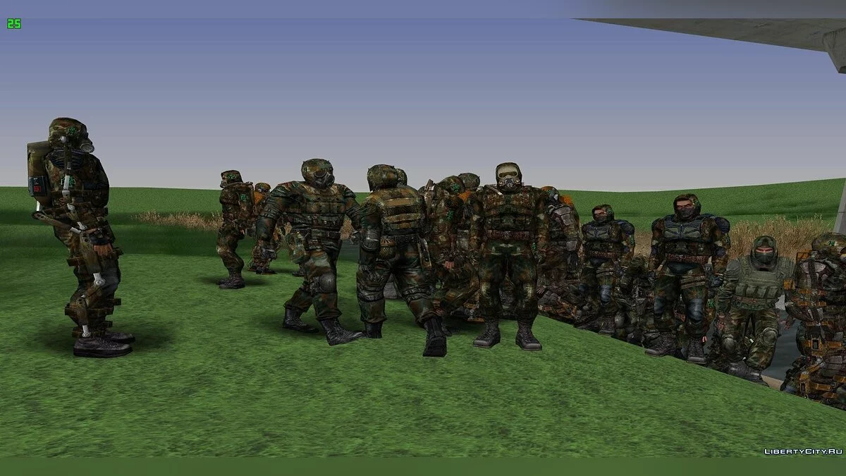 Группировка "Эскадрон Смерти" из S.T.A.L.K.E.R / GTA San Andreas