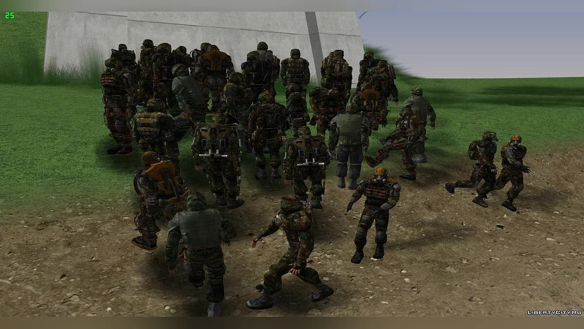 Группировка "Эскадрон Смерти" из S.T.A.L.K.E.R / GTA San Andreas