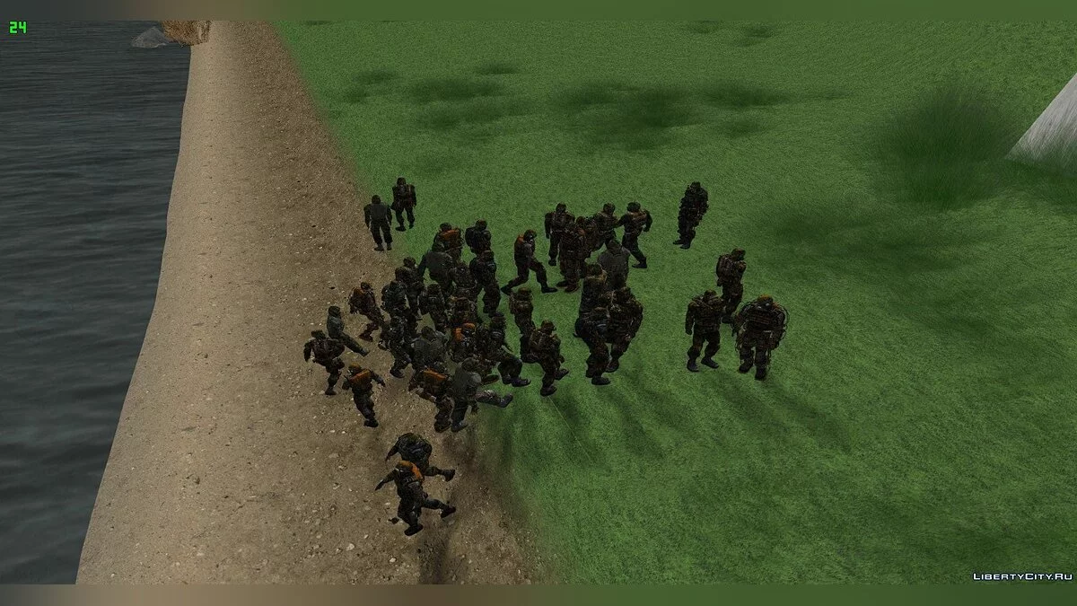 Группировка "Эскадрон Смерти" из S.T.A.L.K.E.R / GTA San Andreas