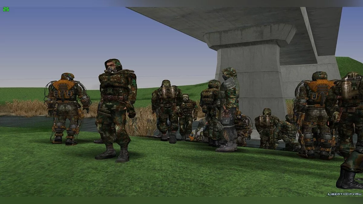 Группировка "Эскадрон Смерти" из S.T.A.L.K.E.R / GTA San Andreas