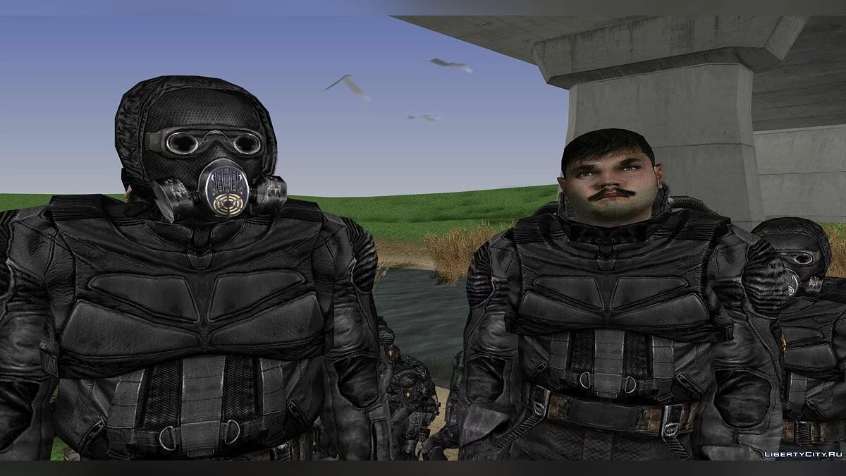 Группировка "Охотники за головами" из S.T.A.L.K.E.R / GTA San Andreas