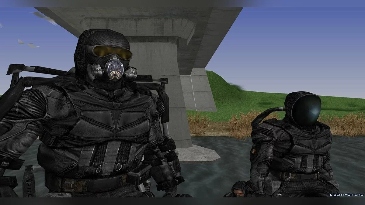 Группировка "Охотники за головами" из S.T.A.L.K.E.R / GTA San Andreas