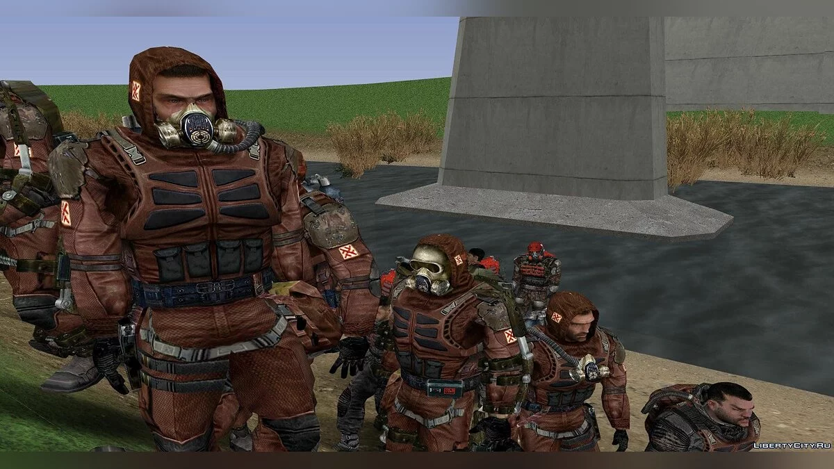 Группировка "Пламя" из S.T.A.L.K.E.R / GTA San Andreas