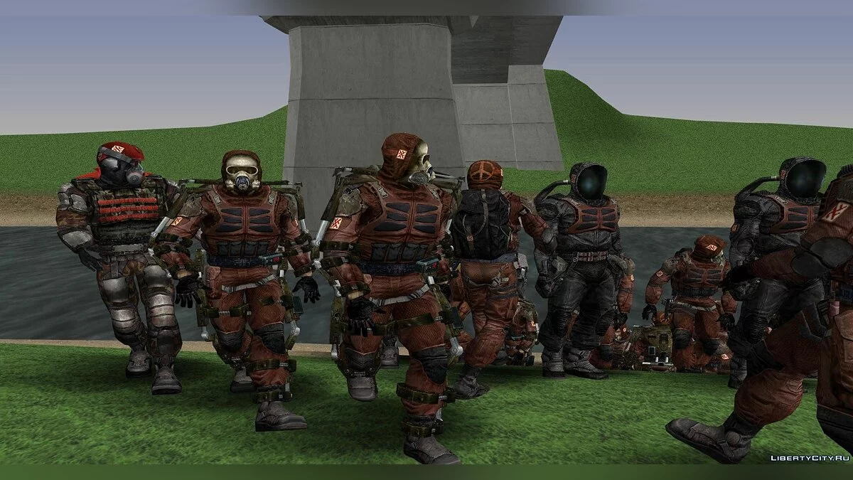 Группировка "Пламя" из S.T.A.L.K.E.R / GTA San Andreas