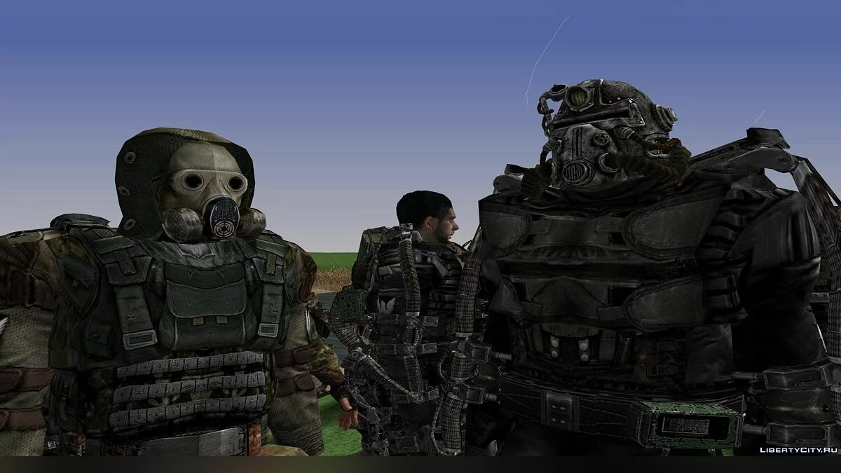 Группировка "Стервятники" из S.T.A.L.K.E.R / GTA San Andreas