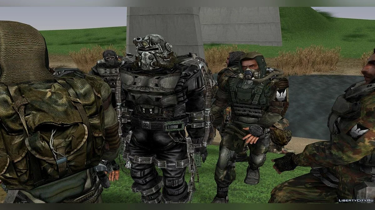 Группировка "Стервятники" из S.T.A.L.K.E.R / GTA San Andreas