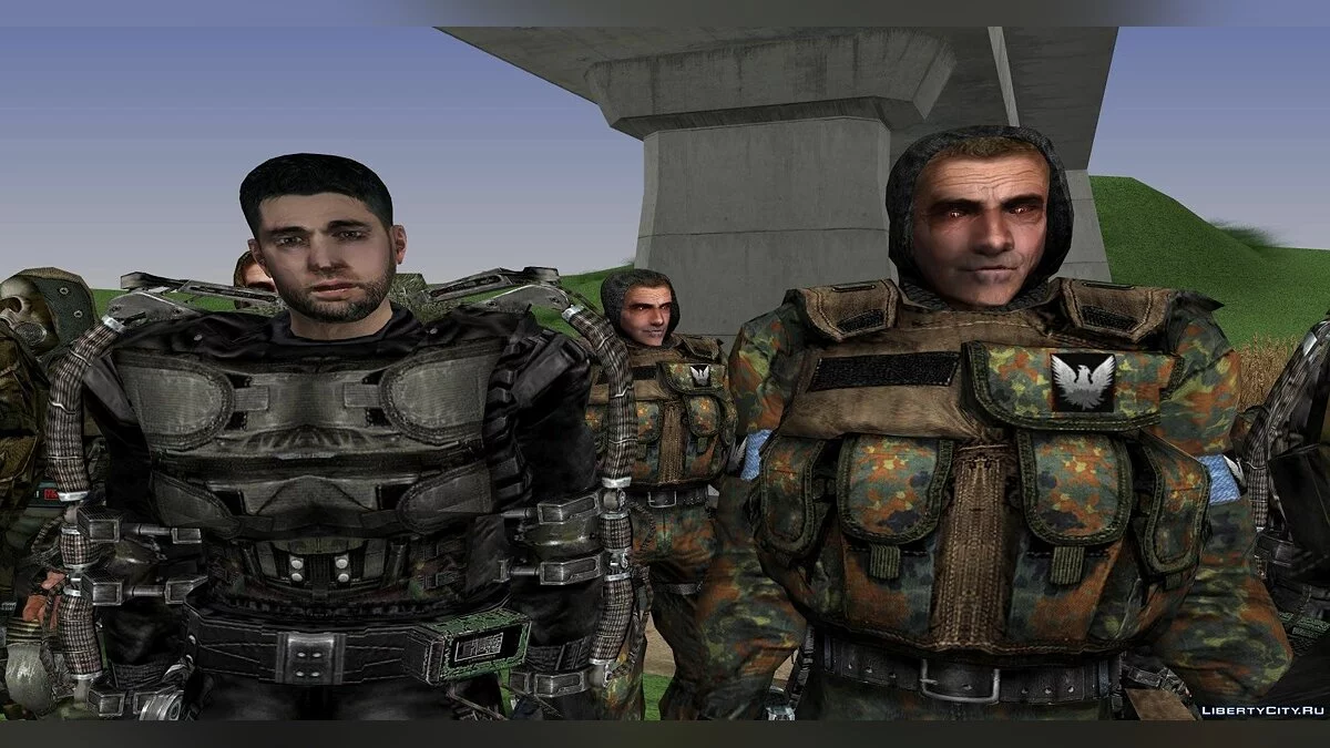Группировка "Стервятники" из S.T.A.L.K.E.R / GTA San Andreas