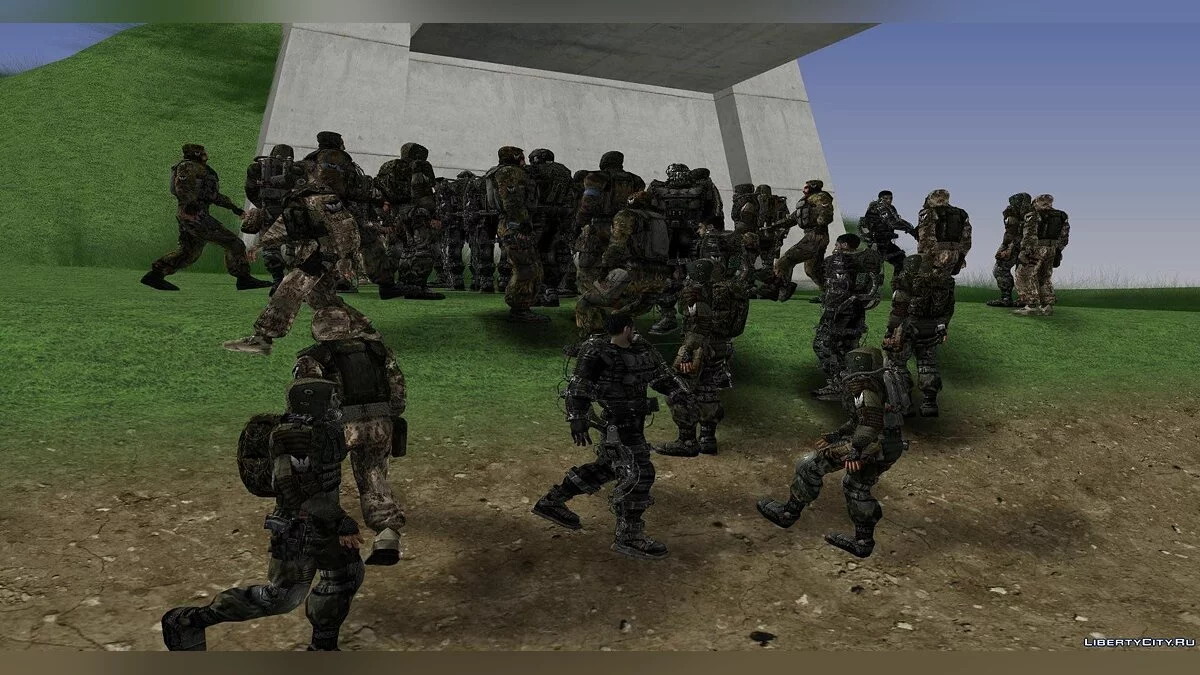 Группировка "Стервятники" из S.T.A.L.K.E.R / GTA San Andreas