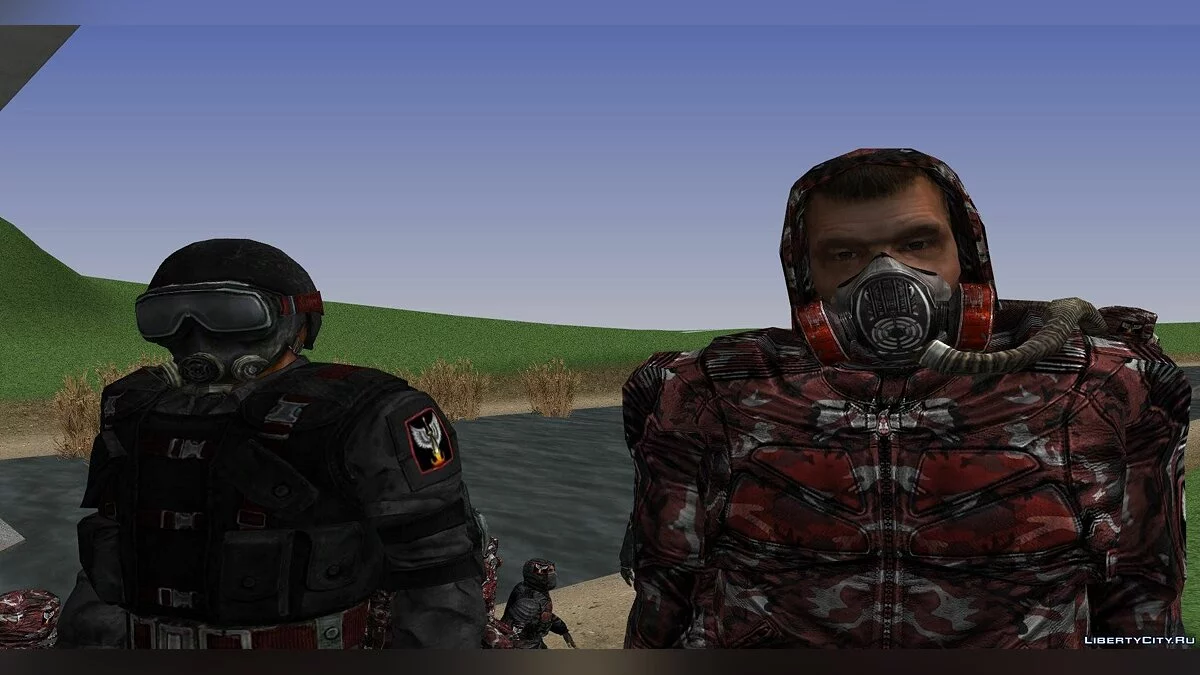 Группировка "Возмездие" из S.T.A.L.K.E.R / GTA San Andreas