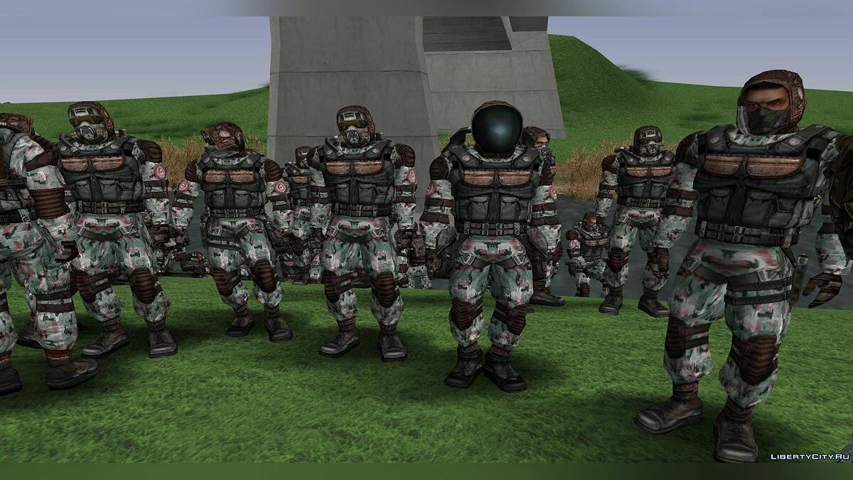 Интернациональная исследовательская группа из S.T.A.L.K.E.R / GTA San Andreas