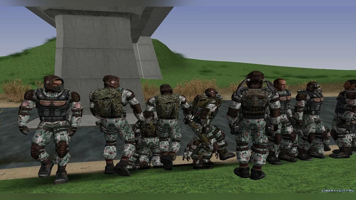 Интернациональная исследовательская группа из S.T.A.L.K.E.R / GTA San Andreas