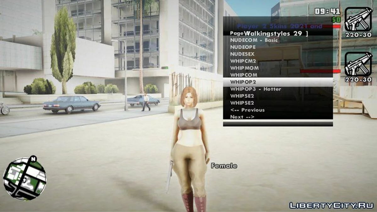 KOF Soldier Girl Different Colors / GTA San Andreas