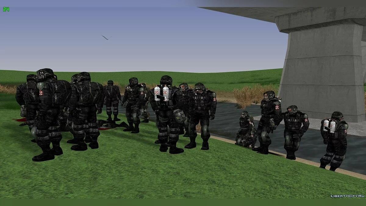 Корпорация «Амбрелла» из S.T.A.L.K.E.R / GTA San Andreas