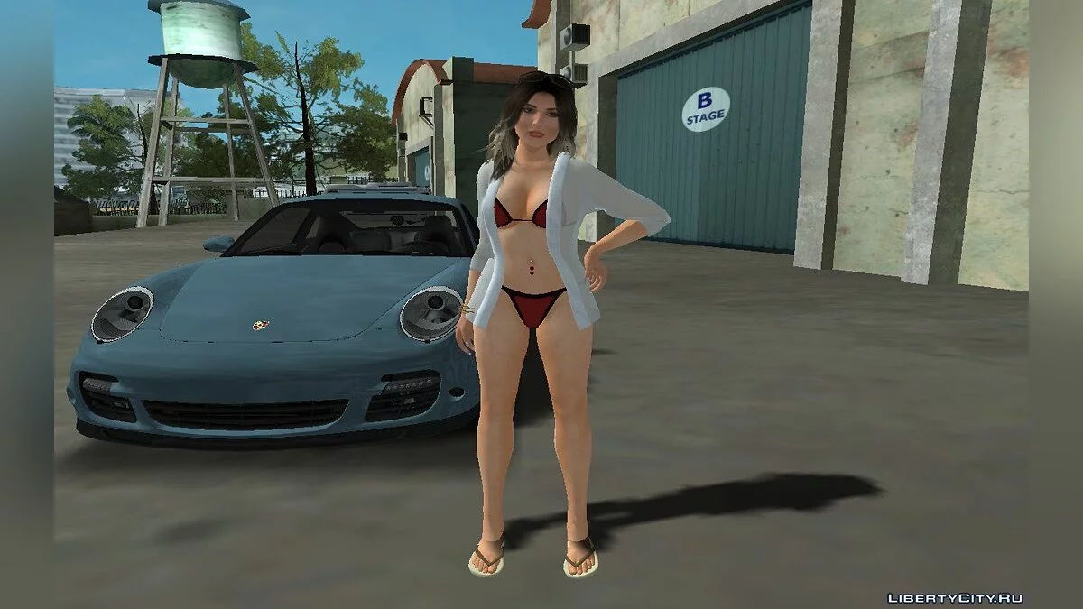 Лара Крофт из Tomb Raider / GTA San Andreas
