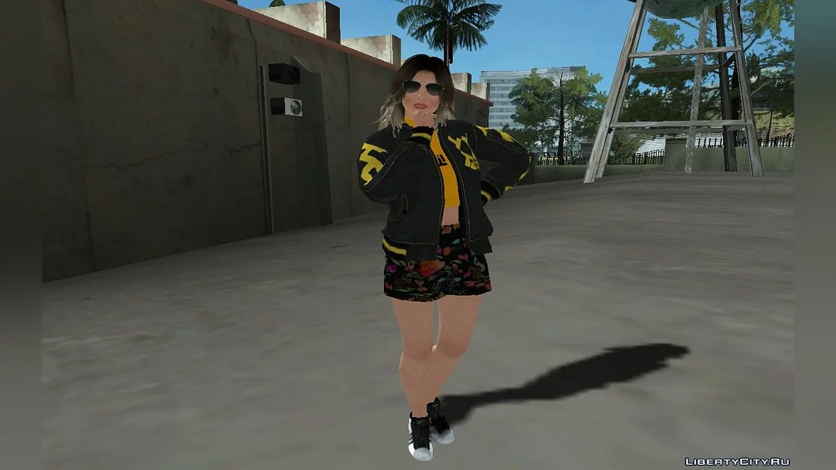 Лара Крофт из Tomb Raider / GTA San Andreas