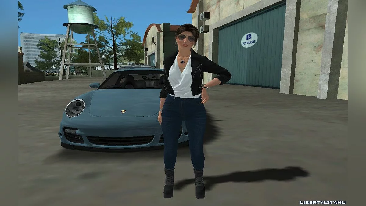 Лара Крофт из Tomb Raider / GTA San Andreas