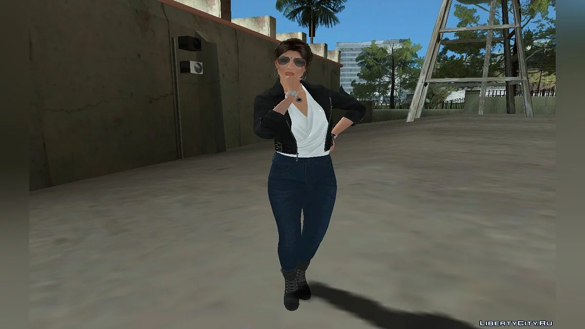 Лара Крофт из Tomb Raider / GTA San Andreas