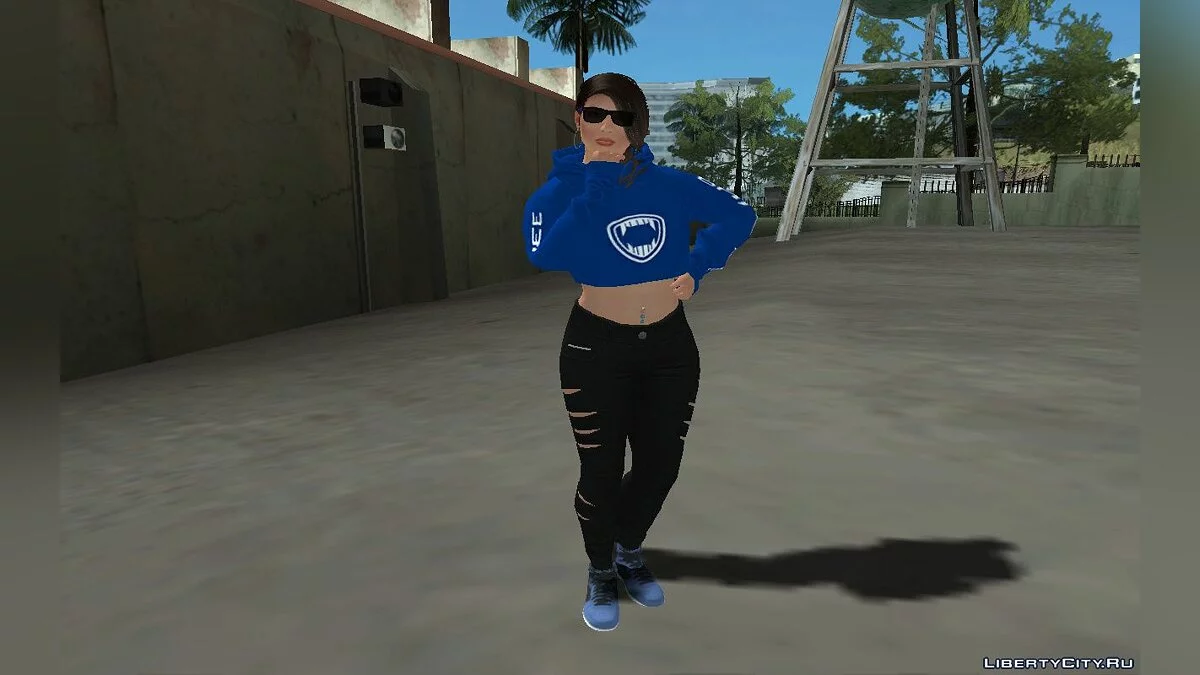 Лара Крофт из Tomb Raider / GTA San Andreas