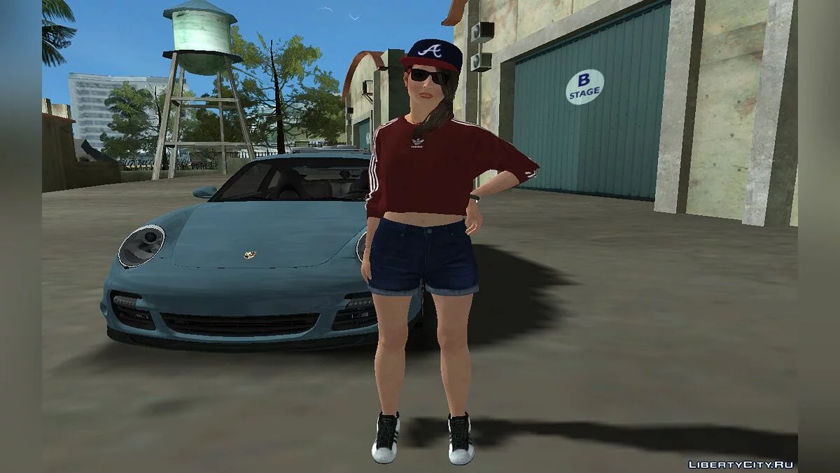 Лара Крофт из Tomb Raider / GTA San Andreas